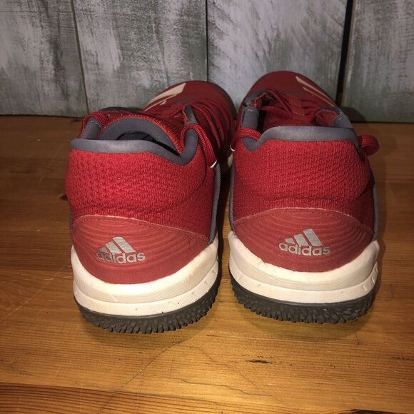 Adidas Speed Trainer 4 Baseball Turf Shoes Mens 11.5 Red White G27680 Athletic - Picture 4 of 12